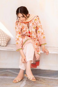 UAE -3PC Printed Lawn Unstitched Suit CL-32217 A