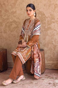 UAE -3PC Embroidered Khaddar Unstitched Suit with Digital Printed Pashmina Shawl AP-32032