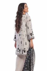 UAE -3 Piece Unstitched Printed Lawn Suit CLP-42108