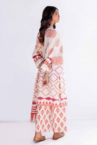 UAE -3PC Unstitched Jacquard Printed Suit with Denting Lawn Dupatta MJ-42043
