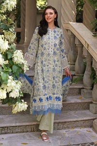 UAE -3PC Embroidered Lawn Unstitched Printed Suit CL-32113