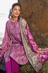 UAE -3PC Printed Linen Unstitched Suit LT-32021 A
