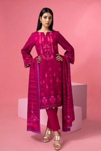 UAE -3PC Khaddar Unstitched Printed Suit WNS-22020 A