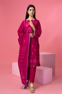 UAE -3PC Khaddar Unstitched Printed Suit WNS-22020 A