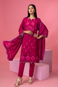 UAE -3PC Khaddar Unstitched Printed Suit WNS-22020 A