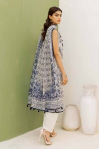 UAE -3PC Embroidered Cambric Unstitched Suit with Printed Lawn Dupatta CBE-32008