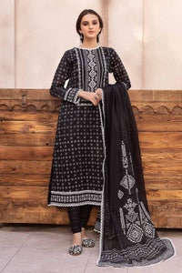 UAE -3PC Unstitched Embroidered Lawn Suit B-32033