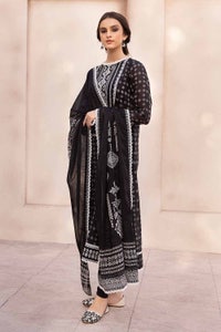 UAE -3PC Unstitched Embroidered Lawn Suit B-32033