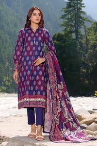 UAE -3PC Khaddar Printed Unstitched Suit K-32013 A