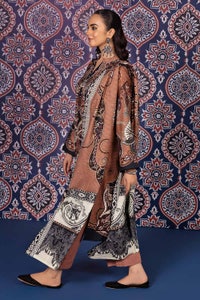 UAE -3PC Khaddar Printed Unstitched Suit K-32028