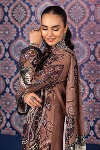 UAE -3PC Khaddar Printed Unstitched Suit K-32028