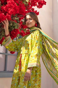 UAE -3PC Printed Lawn Unstitched Suit CL-32363 A