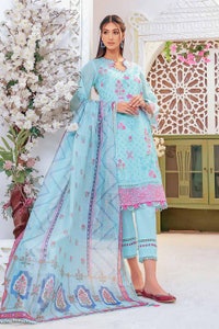 UAE -3PC Embroidered Dobby Unstitched Suit DB-32011
