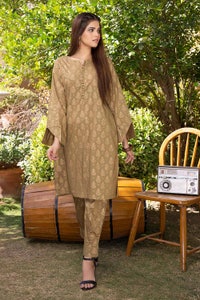 UAE -2PC Lawn Gold Printed Unstitched Suit TL-32043