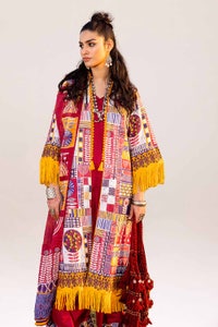 UAE -3PC Unstitched Printed Lawn Suit CL-42239