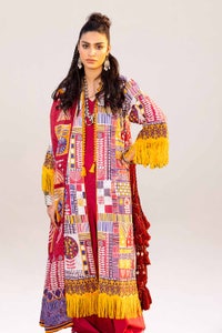 UAE -3PC Unstitched Printed Lawn Suit CL-42239