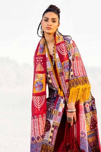 UAE -3PC Unstitched Printed Lawn Suit CL-42239