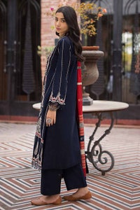 UAE -3PC Embroidered Khaddar Unstitched Suit with Jacquard Dupatta MJ-32059