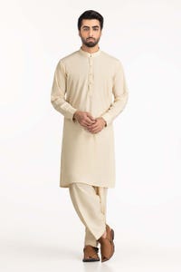 UAE -Fawn Embroidered Suit SKE-209