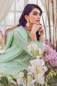 UAE -3PC Embroidered Swiss Voile Unstitched Suit With Embroidered Chiffon Dupatta LSV-32015