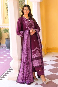 UAE -3PC Sequins Embroidered Cambric Unstitched Suit with Embroidered Chiffon Dupatta PM-32032