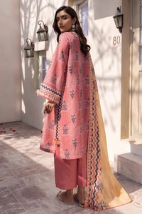UAE -3PC Printed Lawn Unstitched Suit CL-32381 A