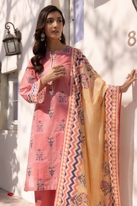 UAE -3PC Printed Lawn Unstitched Suit CL-32381 A