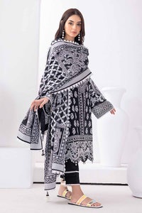 UAE -3PC Unstitched Embroidered Lawn Suit with Jacquard Dupatta MJ-32061