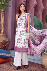UAE -3PC Lawn Unstitched Digital Printed Suit CL-32231