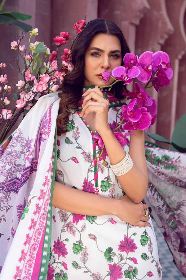 UAE -3PC Lawn Unstitched Digital Printed Suit CL-32231