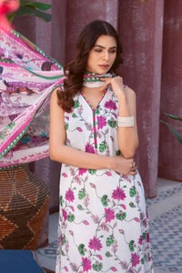 UAE -3PC Lawn Unstitched Digital Printed Suit CL-32231