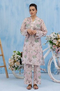 UAE -2PC Printed Lawn Unstitched Suit TL-32075