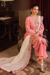 UAE -3PC Embroidered Lawn Unstitched Suit With Sequins Embroidered Paper Cotton Dupatta PM-32018