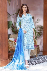 UAE -3PC Lawn Unstitched Printed Suit CL-32289 A