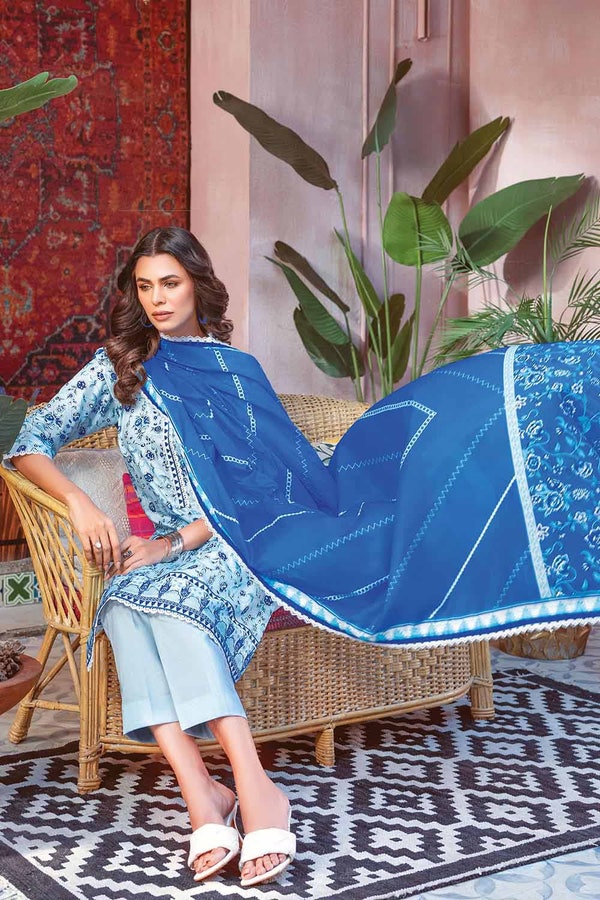 UAE -3PC Lawn Unstitched Printed Suit CL-32289 A