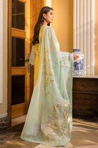 UAE -3PC Embroidered Cotton Net Unstitched Suit With Foil Printed Paper Cotton Dupatta CN-32003