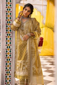 UAE -3PC Glitter Printed Lawn Unstitched Suit CL-32538 A