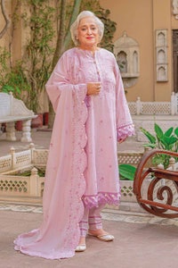 UAE -3PC Lawn Unstitched Embroidered Suit DM-32005