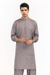 UAE -Fossil Grey Basic Suit SK-P22-136