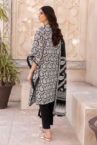 UAE -3PC Unstitched Printed Lawn Suit B-32027