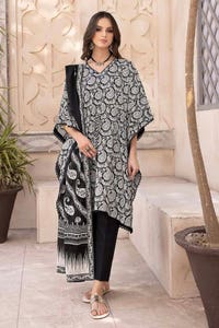 UAE -3PC Unstitched Printed Lawn Suit B-32027