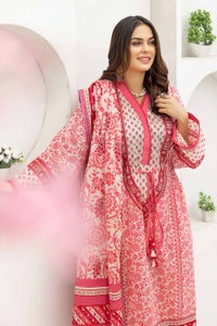 UAE -3PC Printed Lawn Unstitched Suit with Denting Lawn Dupatta DN-32105 B