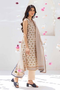 UAE -3PC Printed Cambric Unstitched Suit with Lawn Dupatta CBN-32022 B