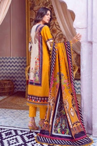 UAE -3PC Lawn Unstitched Digital Printed Suit CL-32174