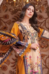 UAE -3PC Lawn Unstitched Digital Printed Suit CL-32174