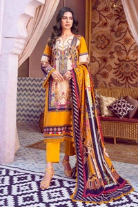 UAE -3PC Lawn Unstitched Digital Printed Suit CL-32174