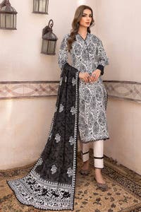 UAE -3PC Unstitched Printed Lawn Suit B-32031