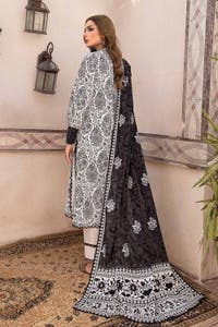 UAE -3PC Unstitched Printed Lawn Suit B-32031
