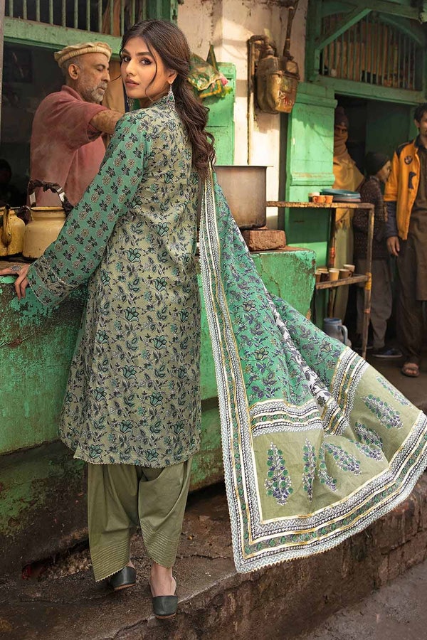 UAE -3PC Lawn Unstitched Printed Suit CL-32463 A