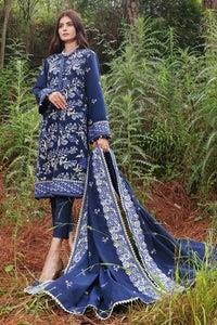 UAE -3PC Embroidered Yarn Dyed Unstitched Suit YD-32007